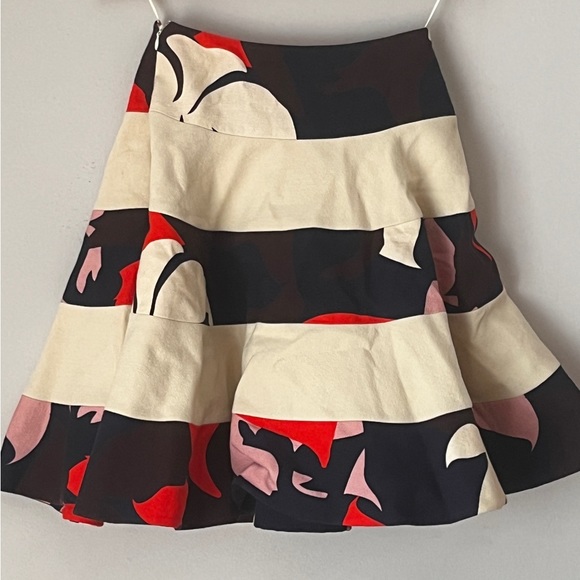 Delpozo Multi-color Flared Mini Skit - Picture 3 of 12